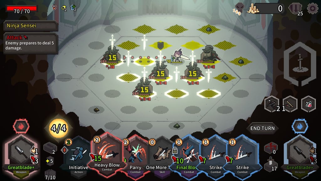 Die sechseckige Arena von „Alina of the Arena“.