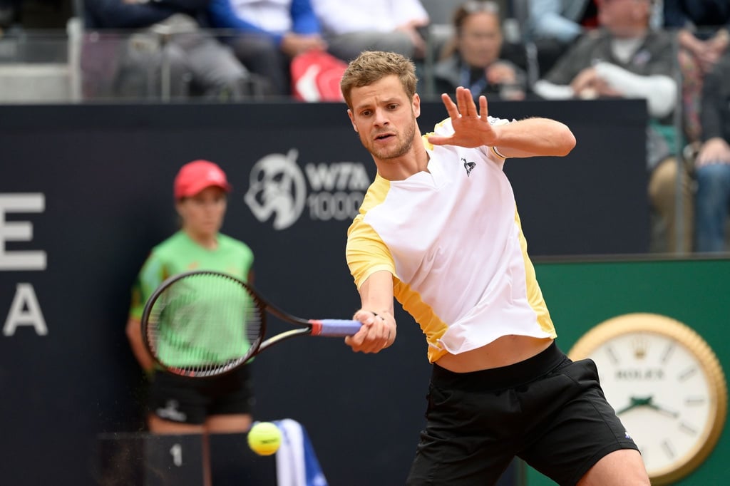 Für den deutschen Tennisprofi Yannick Hanfmann war in Rom erst im Viertelfinale Schluss.