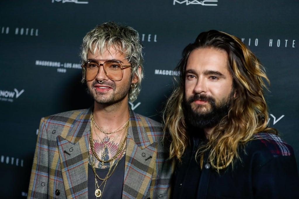 Bill (l) und sein Bruder Tom Kaulitz bei einer Veranstaltung in Berlin.