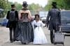 Viele Besucher des Wave-Gotik-Treffens bringen inzwischen ihre Kinder mit. 