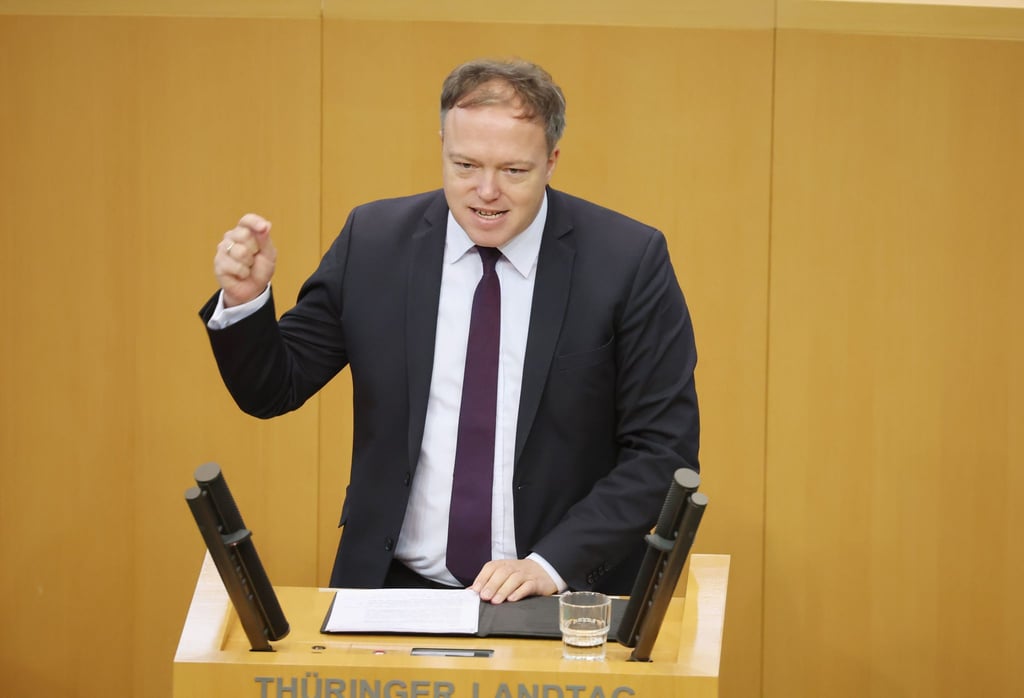 Mario Voigt (CDU) spricht.