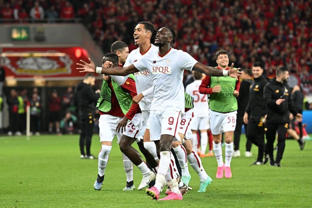 AS Rom setzte sich im Halbfinale der Europa League gegen Leverkusen durch.