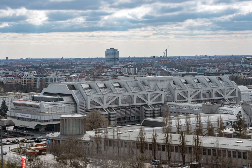 Das Messegelände ICC (Internationales Congress Centrum).