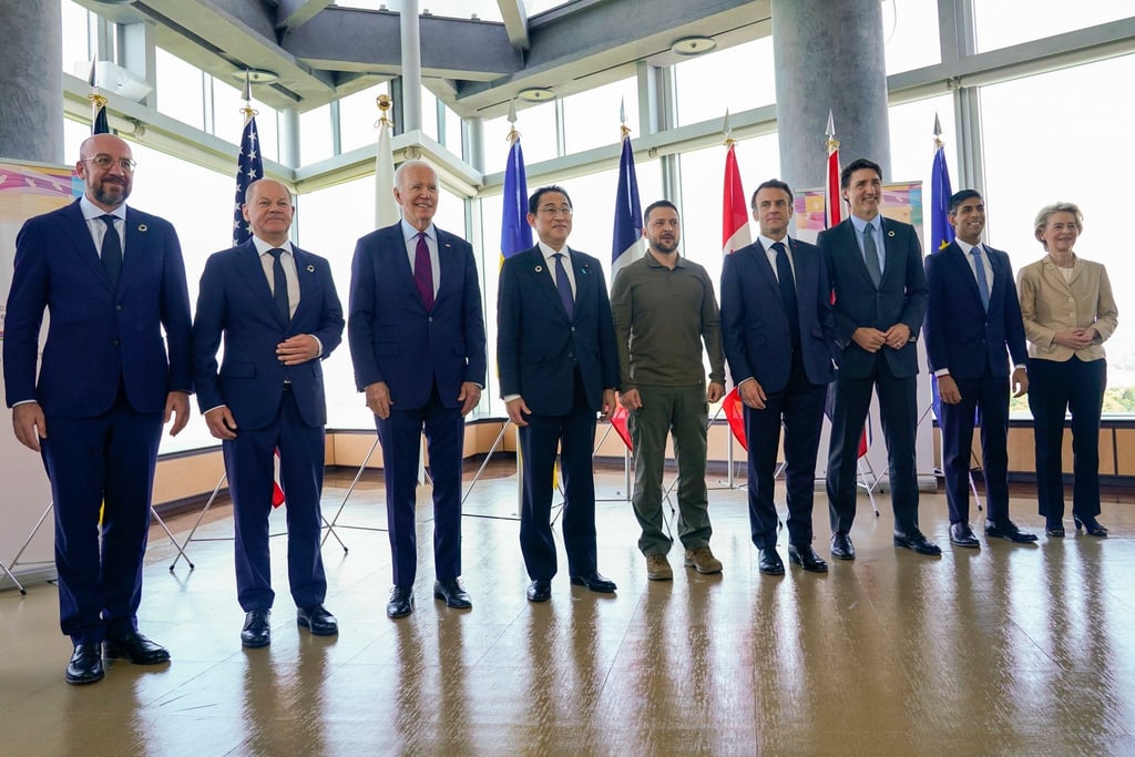 Die Regierungschefs der G7 Staaten treffen sich im japanischen Hiroshima zu ihren jährlichen Beratungen.
