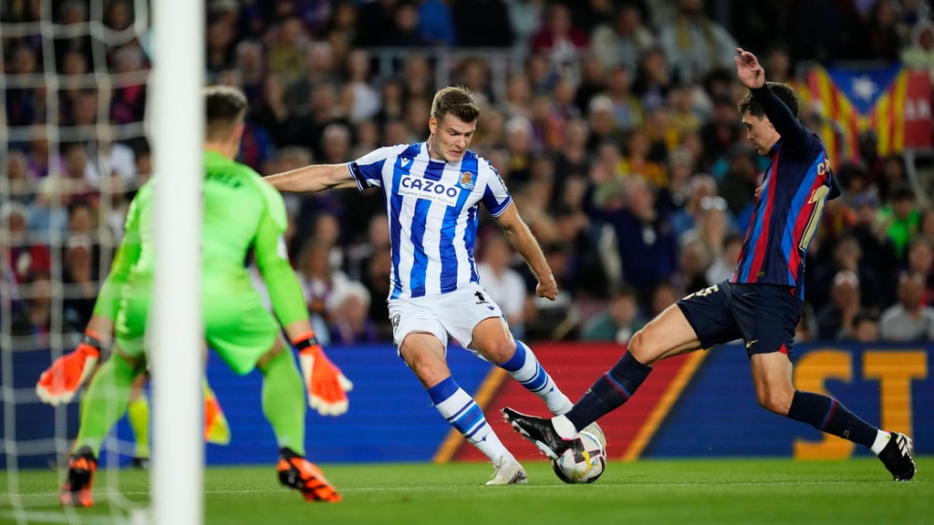 Alexander Sörloth brillierte gegen Barcelona.