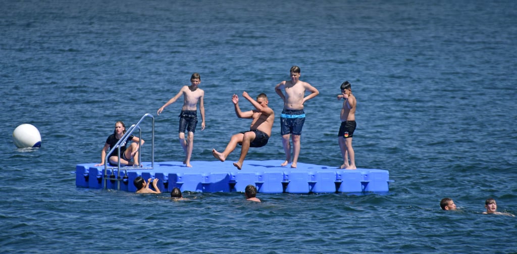 Der Sommer kann auch auf der Goitzsche kommen. Der See hat wieder einmal das Prädikat "ausgezeichnet" erhalten.