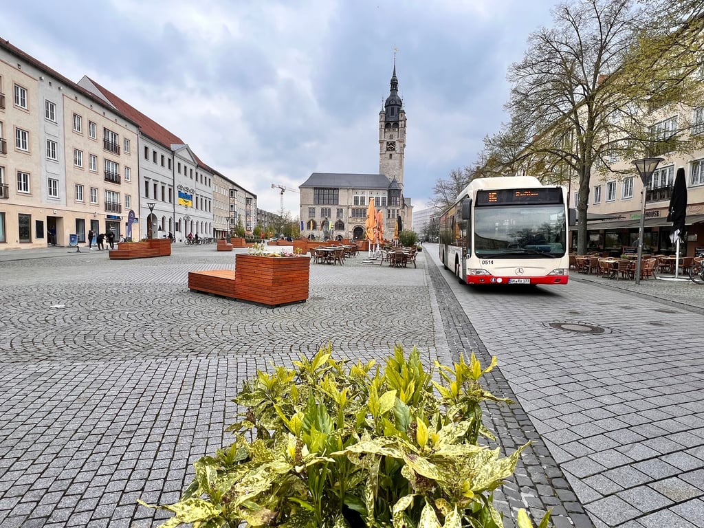 Die Zerbster Strasse mit der Gartenträumelounge