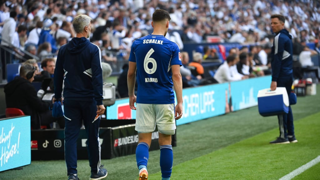 Tom Krauß musste den Platz verletzzt verlassen.