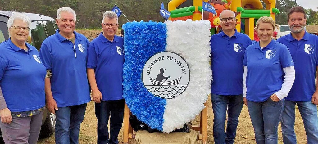 Das Organisationsteam der 1050-Jahr-Feier in Lostau bestand aus Eva-Maria Schenk, Thomas Voigt, Hartmut Dehne, Lutz Wabnitz, Nicole Baumann und Wolfgang Zachert.