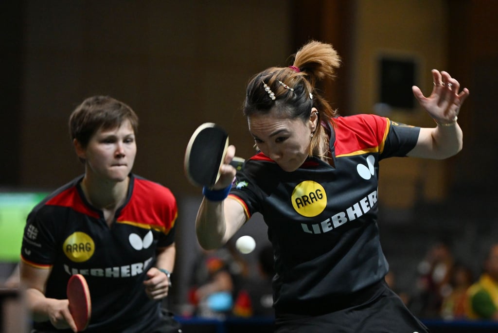 Nina Mittelham (l) und Shan Xiaona sind im Doppel ausgeschieden.