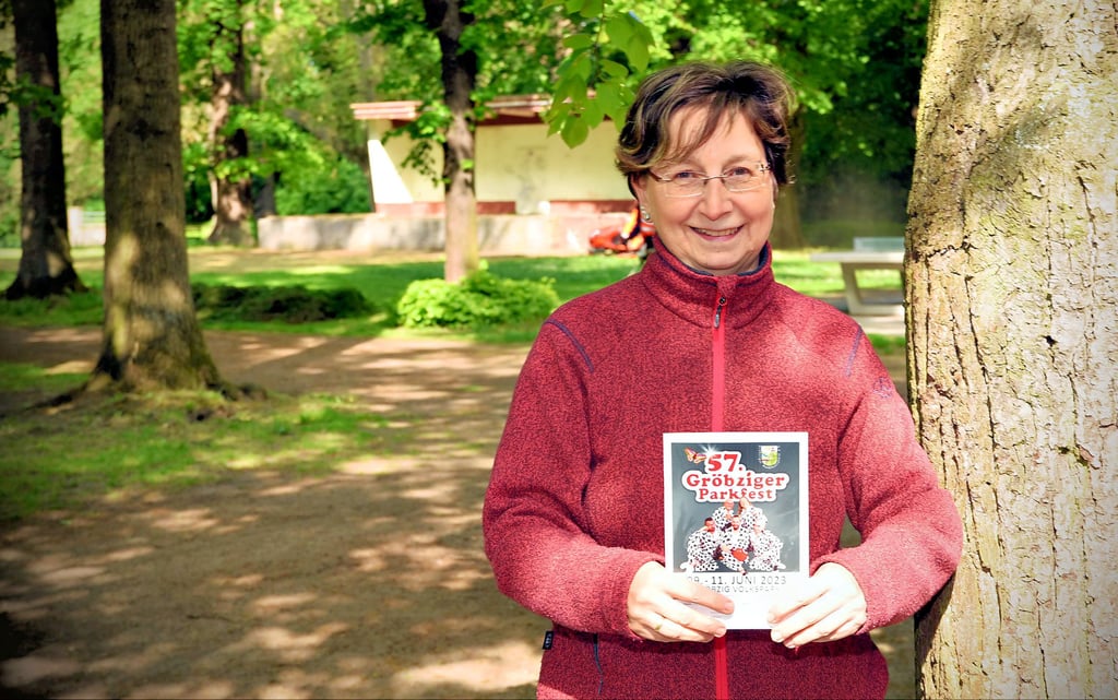 Anne-Katrin Wittig ist die stellvertretende Vorsitzende des Gröbziger Parkfestvereins.