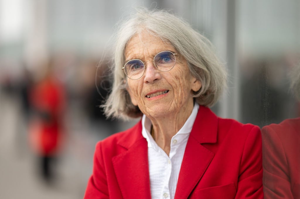 Donna Leon auf der Frankfurter Buchmesse.