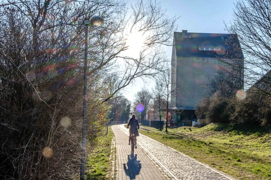 Radweg nahe dem Tatort.