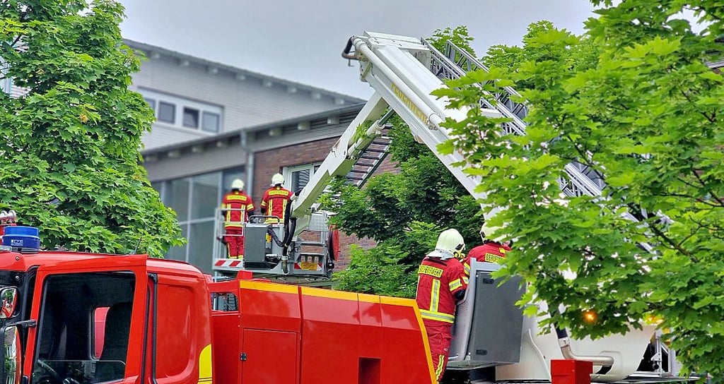 Übung Berufsfeuerwehr Finanzamt