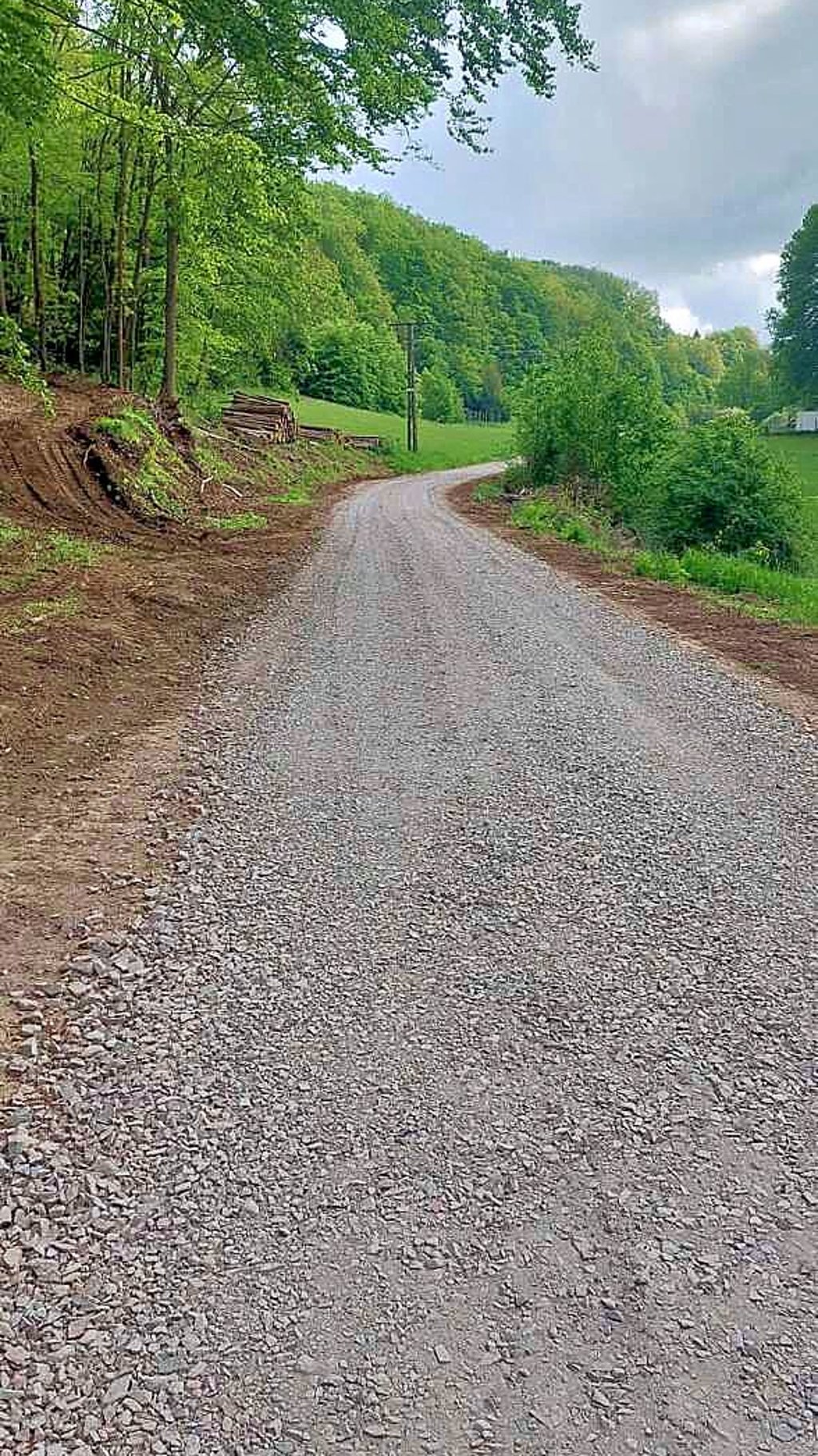 Der Weg nach Questenberg ist jetzt teilweise wieder hergerichtet worden.
