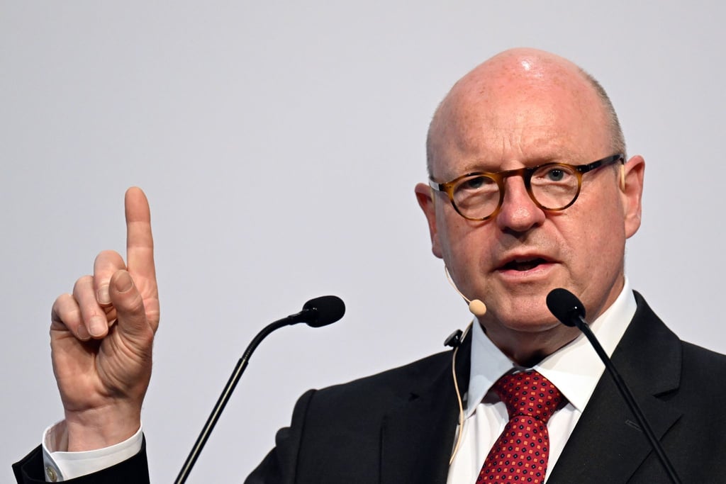 Markus Lewe, Präsident des Deutschen Städtetages und Oberbürgermeister der Stadt Münster, spricht während der Hauptversammlung des Deutschen Städtetages.