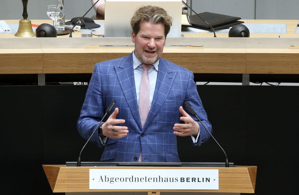 Dirk Stettner (CDU), Fraktionsvorsitzender, spricht während der Plenarsitzung des Berliner Abgeordnetenhauses.