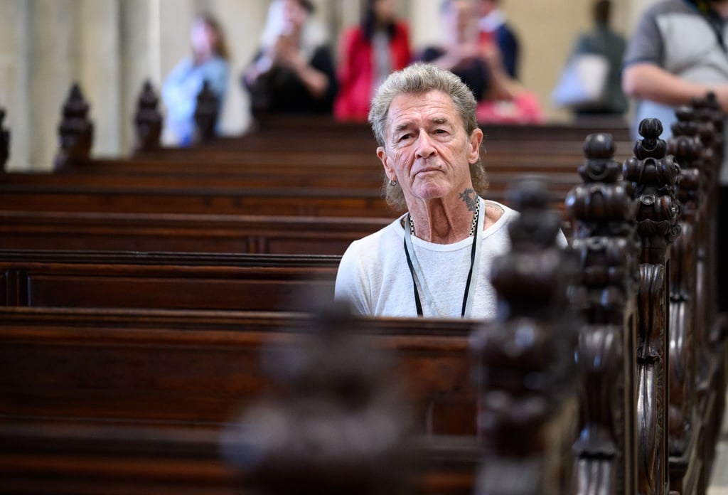 Peter Maffay - in Rumänien geboren - ist Gast der Delegation von Bundespräsident Steinmeier.