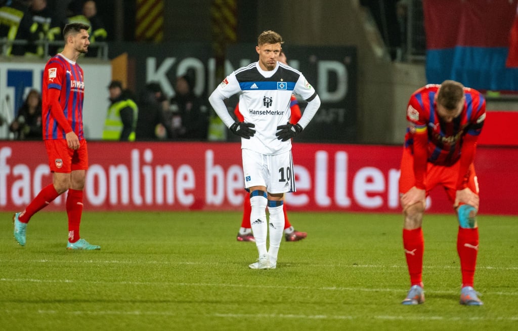 Im direkten Duell trennten sich der HSV und Heidenheim am 20. Spieltag mit 3:3.