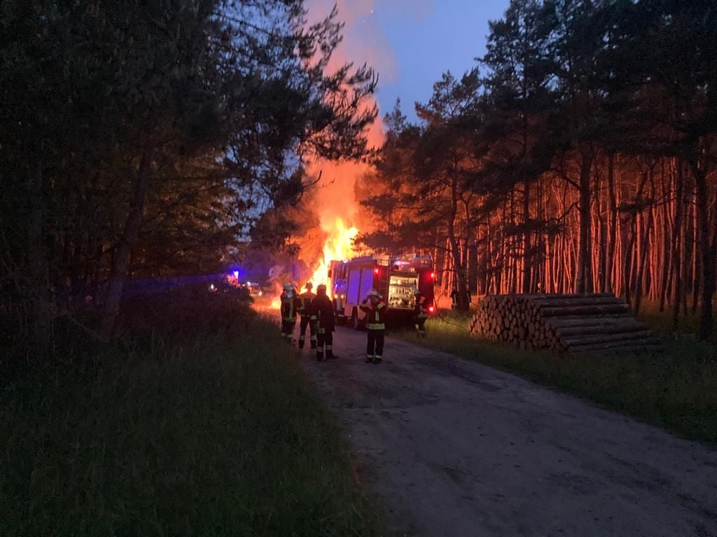 Im Gebiet zwischen Jerichow und Genthin ist es bereits zum Waldbrand gekommen.