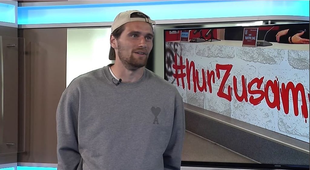 HFC-Kapitän Jonas Nietfeld über den Saisonkampf im Studio-Talk in Halle.