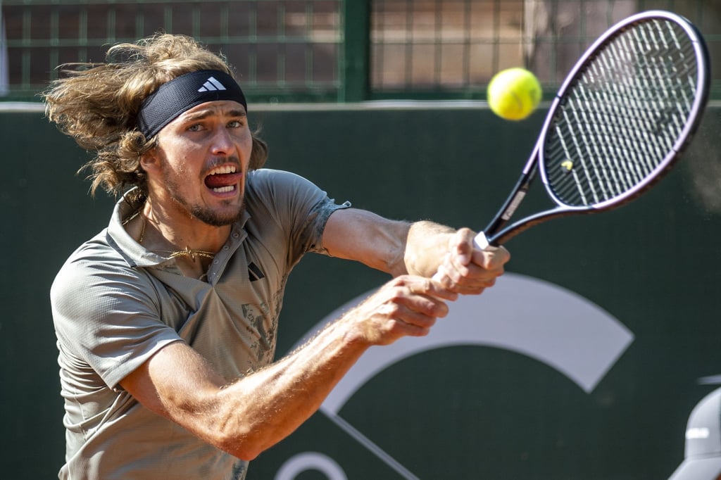 Alexander Zverev beim ATP-Turnier in Genf.