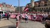 Fanmarsch der RB-Anhänger zum Heimfinale gegen Schalke.