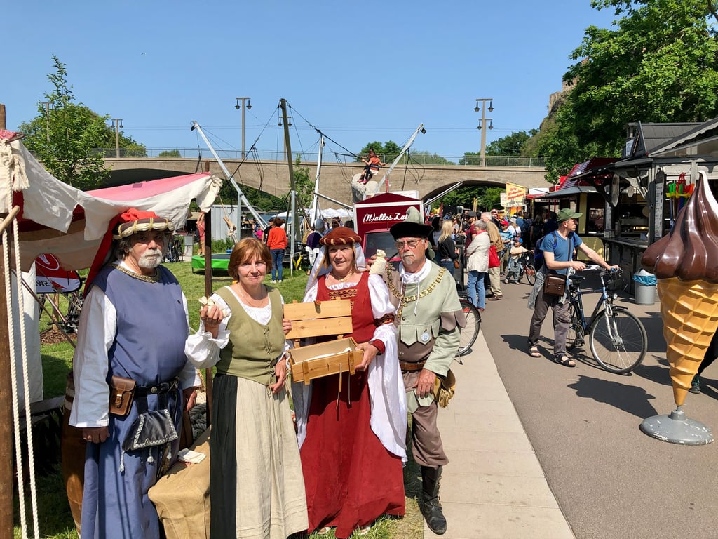 Das 15. Hallesche Hansefest findet am Samstag und Sonntag unterhalb der Giebichensteinbrücke statt.