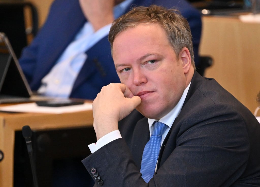 Mario Voigt, CDU-Fraktionschef, sitzt im Thüringer Landtag.