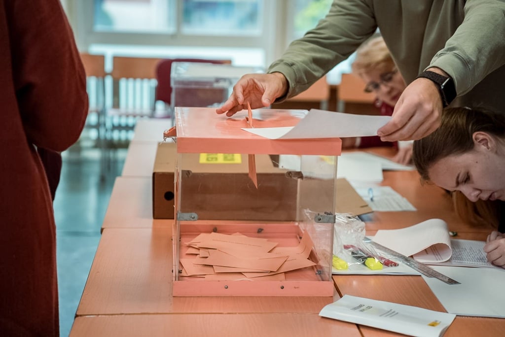 Abstimmung für die Regional- und Kommunalwahlen in Madrid.