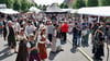 Der Umzug zu Müntzers Ankunft in Allstedt lockte viele Besucher auf die Straße.