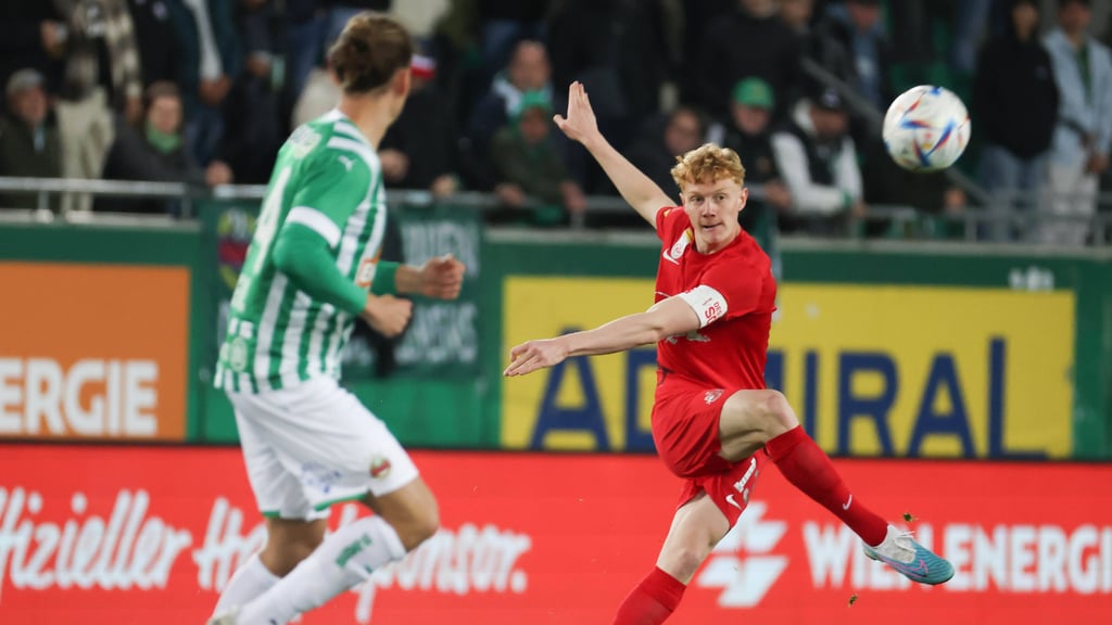 Nicolas Seiwald im Spiel gegen Rapid Wien.&nbsp;
