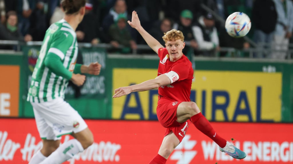 Nicolas Seiwald im Spiel gegen Rapid Wien.&nbsp;