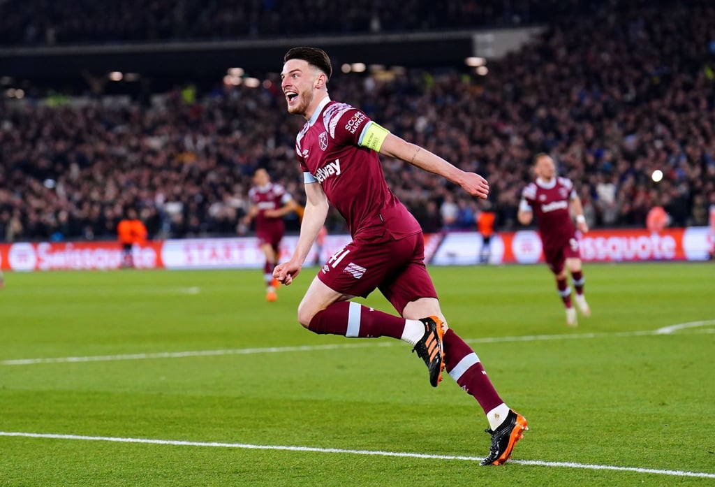 Soll auf der Liste des FC Bayern stehen: West Ham Uniteds Mittelfeldspieler Declan Rice.