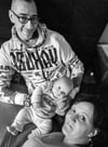 Ein Bild aus glücklichen Tagen: Mandy Nowak, Sven Rebenstorf und ihre kleine Tochter.