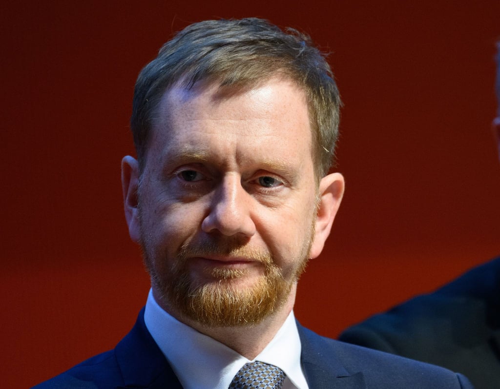 Michael Kretschmer (CDU), Ministerpräsident von Sachsen, bei einem Termin.