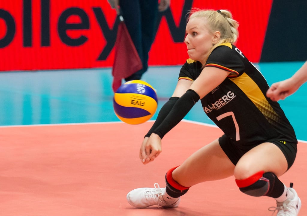 Siegte mit Deutschlands Volleyballerinnen in Japan: Anna Pogany.