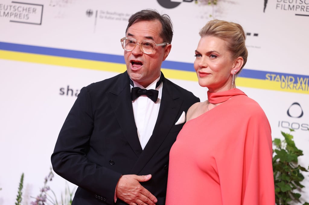Anna Loos mit Jan Josef Liefers bei den Film Arwards.