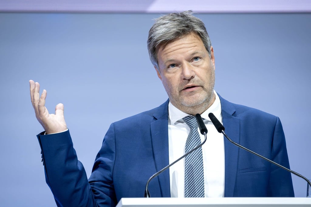 Robert Habeck beim Deutschen Sparkassentag in Hannover.