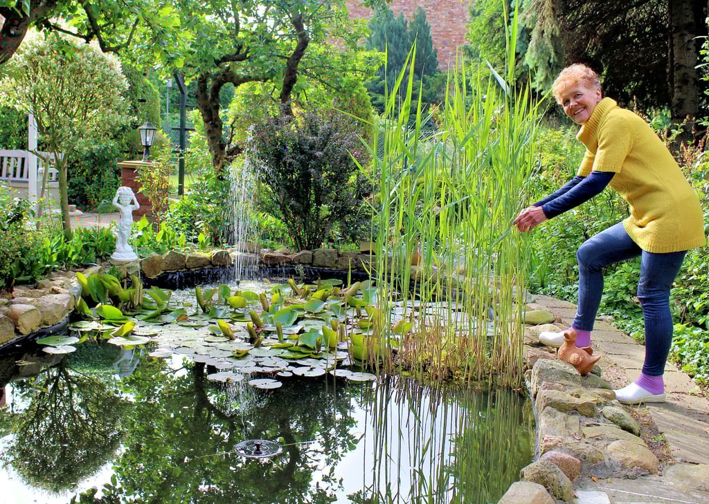Familie Heidemann in Gödnitz öffnet ihren Garten für interessierte Besucher. Hier haben sich Roselie und Harald Heidemann ein kleines Paradies geschaffen.
