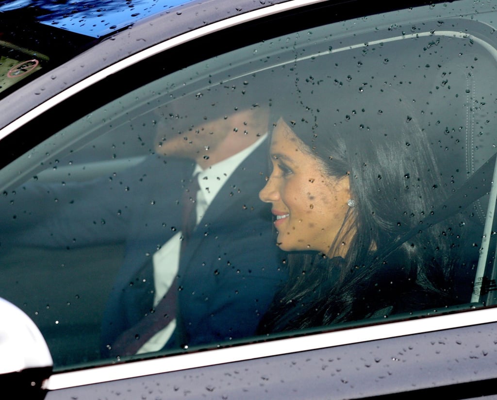 Prinz Harry (l) und seine Frau Meghan 2018 in London.