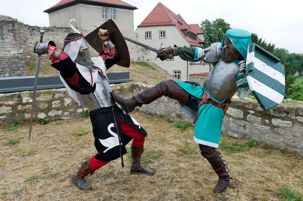 Ritter, Gaukler und Feuerspucker kommen am Wochenende auf die Burg Querfurt.