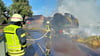 Die Straße von Walternienburg nach Ronney war am Mittwoch (31. Mai) wegen eines Löscheinsatzes der Feuerwehr vorübergehend gesperrt.