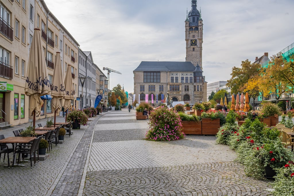 Das Rathaus in Dessau.