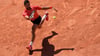 Novak Djokovic erreichte das Achtelfinale der French Open.