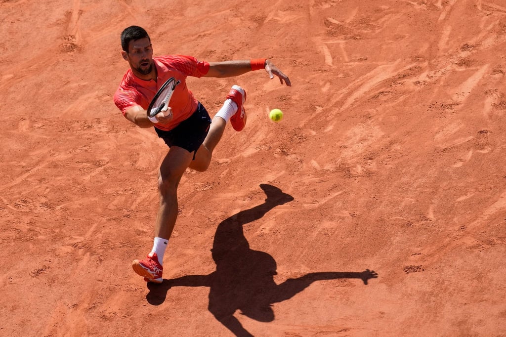 Novak Djokovic erreichte das Achtelfinale der French Open.