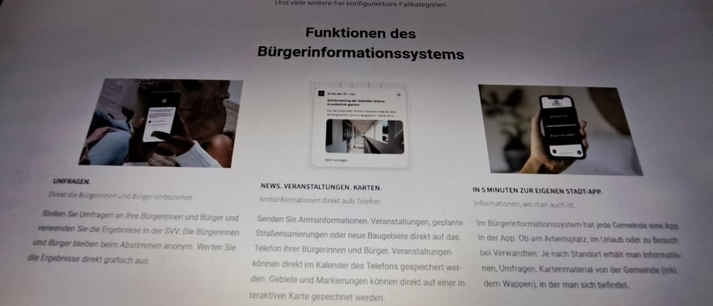 Die neue App bietet verschiedene Funktionen. Bürger sollen über sie beispielsweise Dreckecken an die Stadtverwaltung melden können.