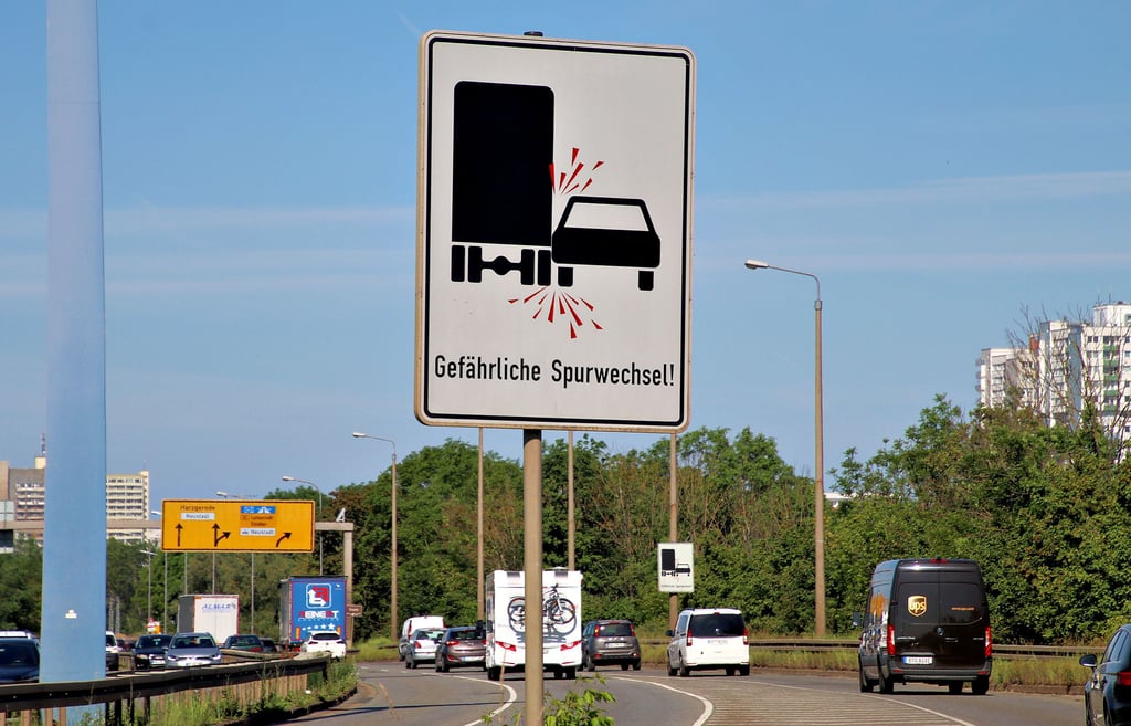 Die Auffahrt vom Glauchaer Platz auf die B 80 zählt zu den Unfallschwerpunkten in Halle.