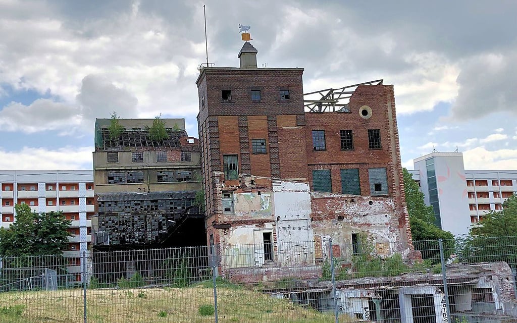 Die Ruine der Schade Brauerei in der Langen Gasse