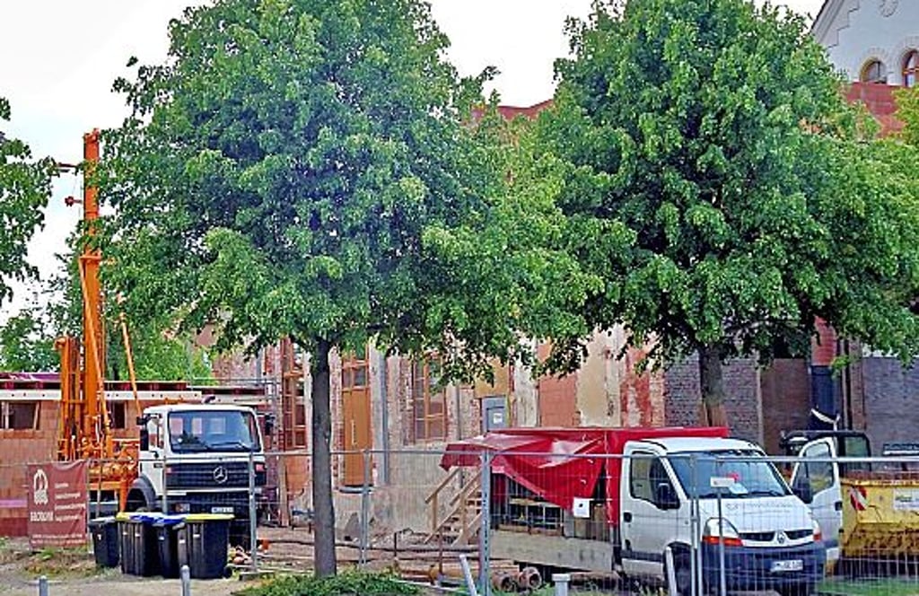 Die Baustelle am Stadthaus